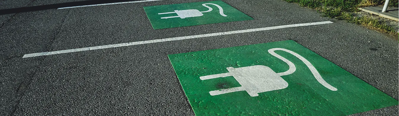 Electric Vehicle designated parking spot